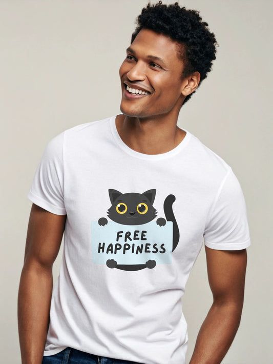 "Free Happiness" Unisex T-Shirt